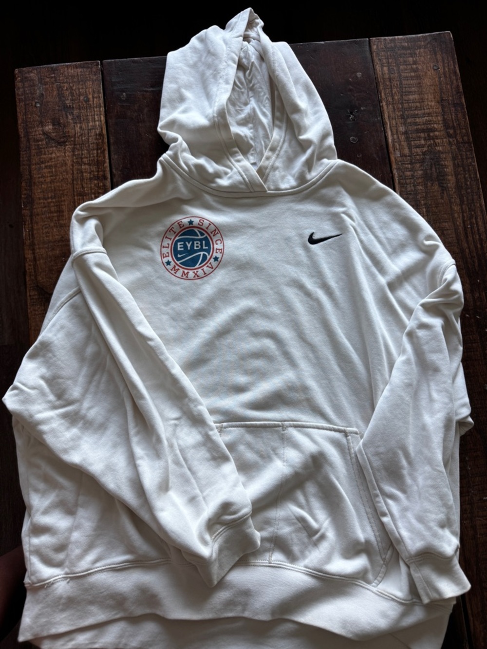 Nike cream EYBL Basketball Hoodie